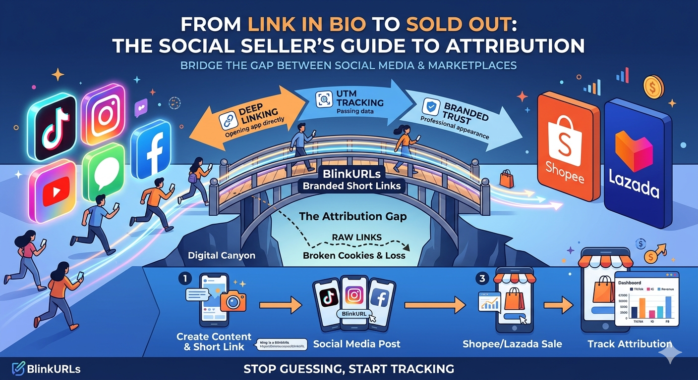 From "Link in Bio" to "Sold Out": The Social Seller’s Guide to Mastering Shopee & Lazada Attribution
